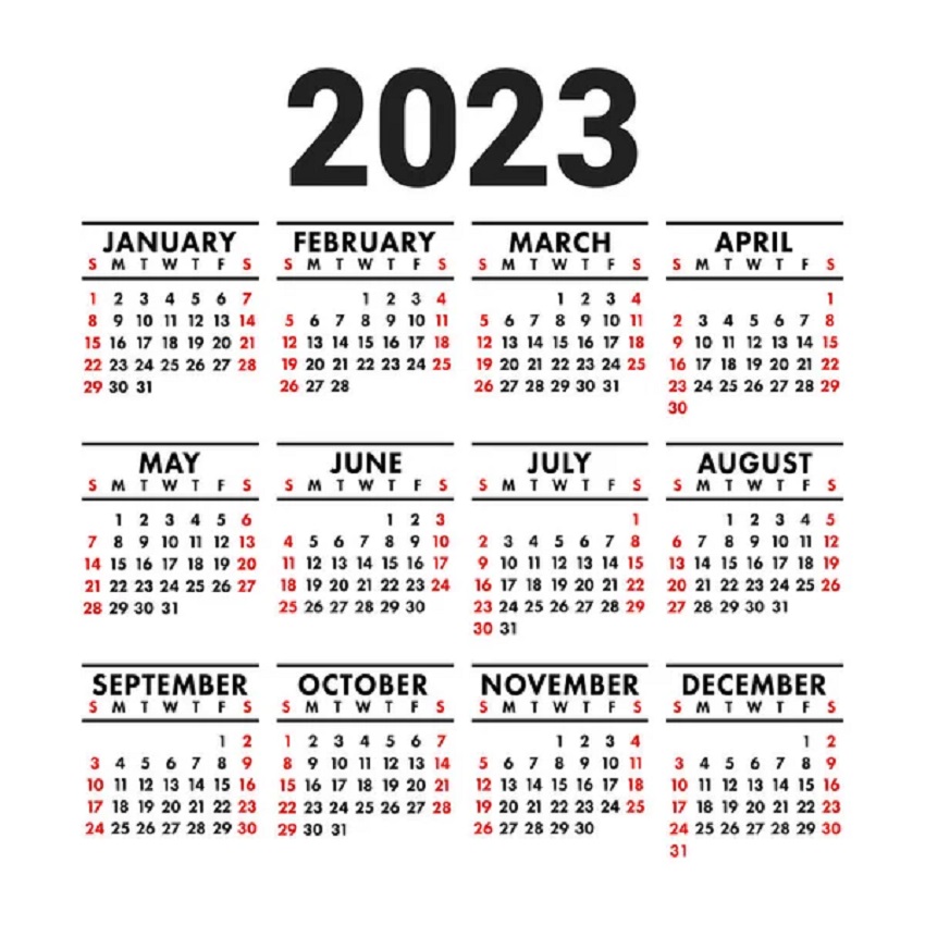 Kalender Tahun 2023 Lengkap Dengan Hari Libur Tanggal Merah Dan Cuti